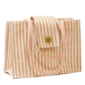 Jute Long handle Daily carry bag - Orange
